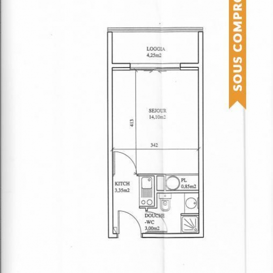  ODYSSEE - IMMO-DIFFUSION : Appartement | MONTPELLIER (34090) | 21 m2 | 95 000 € 
