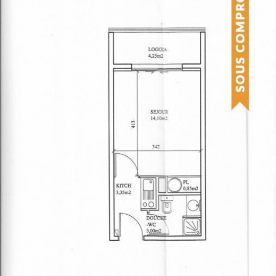  ODYSSEE - IMMO-DIFFUSION : Apartment | MONTPELLIER (34090) | 21 m2 | 95 000 € 