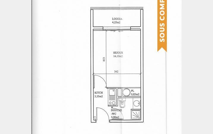 ODYSSEE - IMMO-DIFFUSION : Appartement | MONTPELLIER (34090) | 21 m2 | 95 000 € 